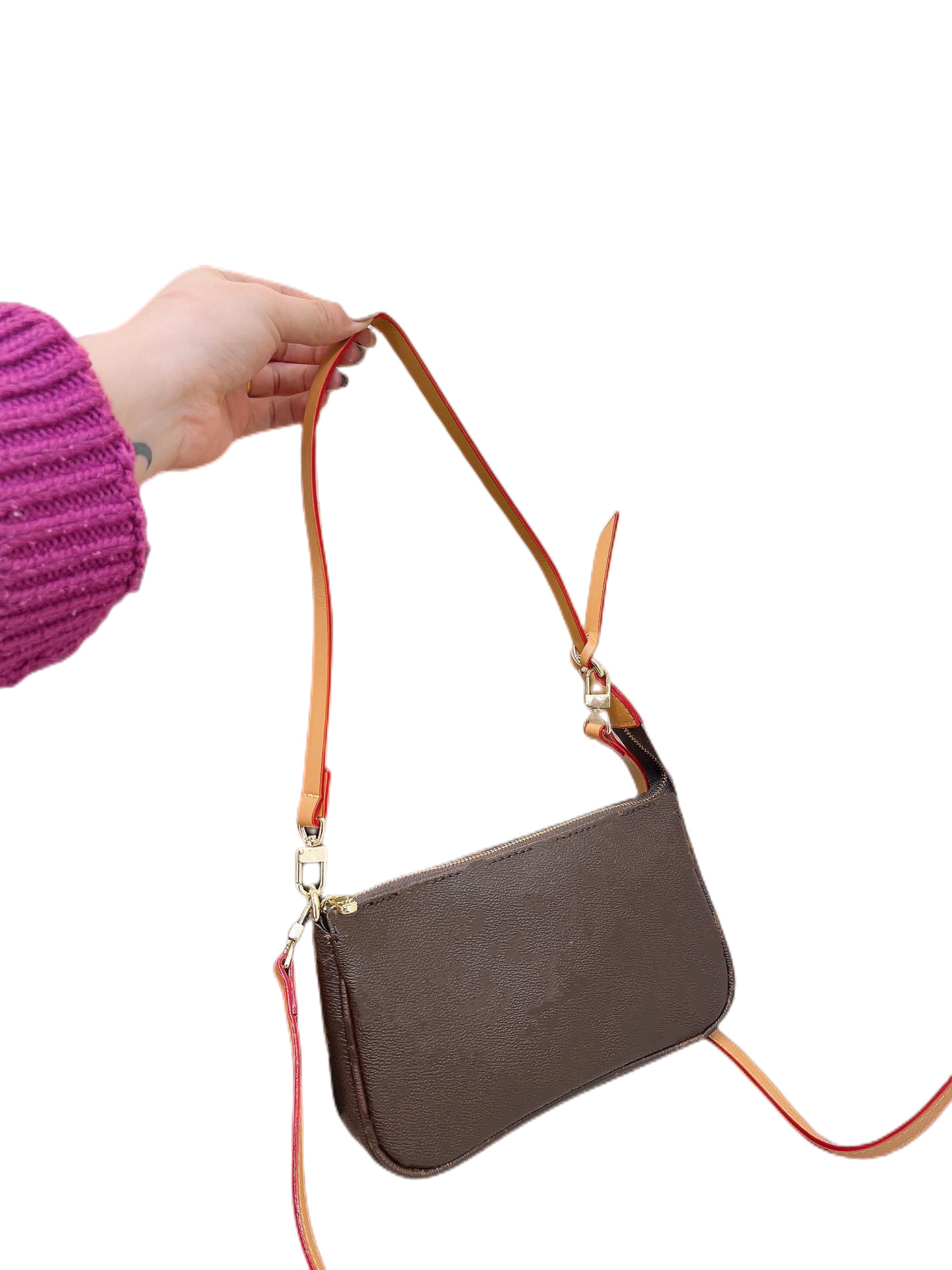 

Ladies Fashion Casual Designe Luxury POCHETTE ACCESSOIRES Bag Shoulder Bags Crossbody Key Pouch High Quality TOP 5A N41207 M40712 Handbag Wallet Purse