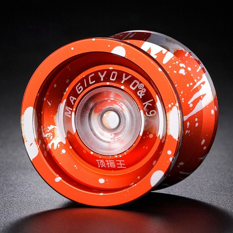 

Yoyo MAGICYOYO K9 Aluminum Alloy H-type Yoyo Professional with 8 Ball Bearing Long Sleep Yo Classic Toys for Boys Kids Gifts 230227