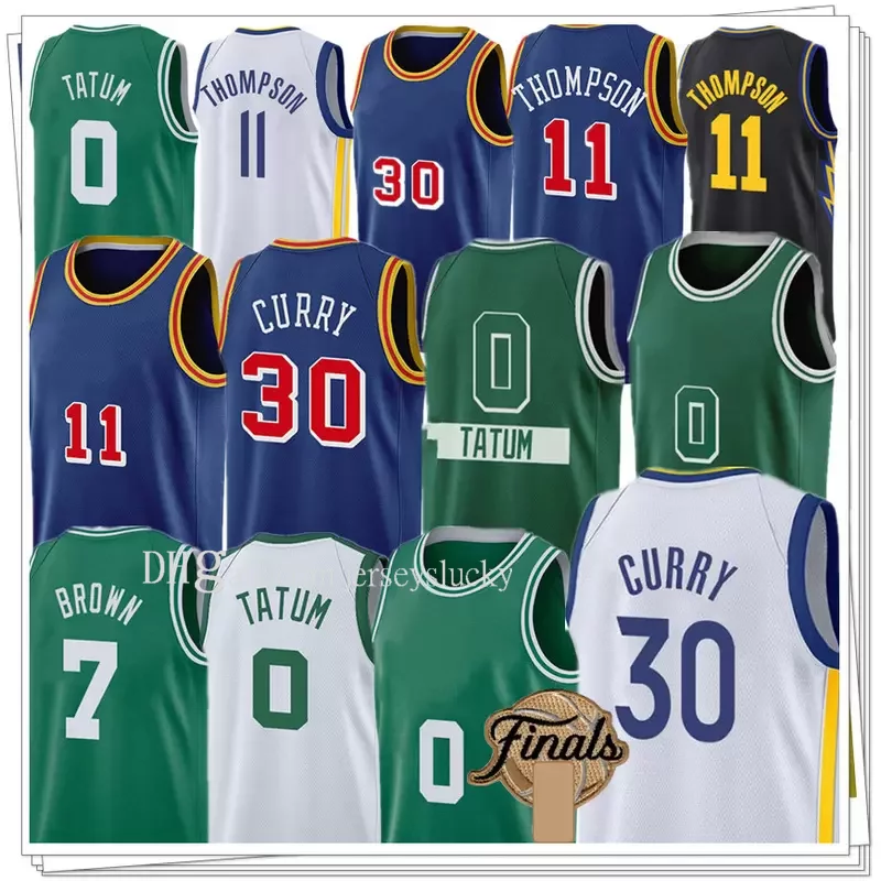 

Basketball Jersey Jayson Tatum Klay Thompson Stephen Curry shirt Vest Larry Bird Jaylen Brown Marcus Wiseman Jerseys 0 30 11 shirts
