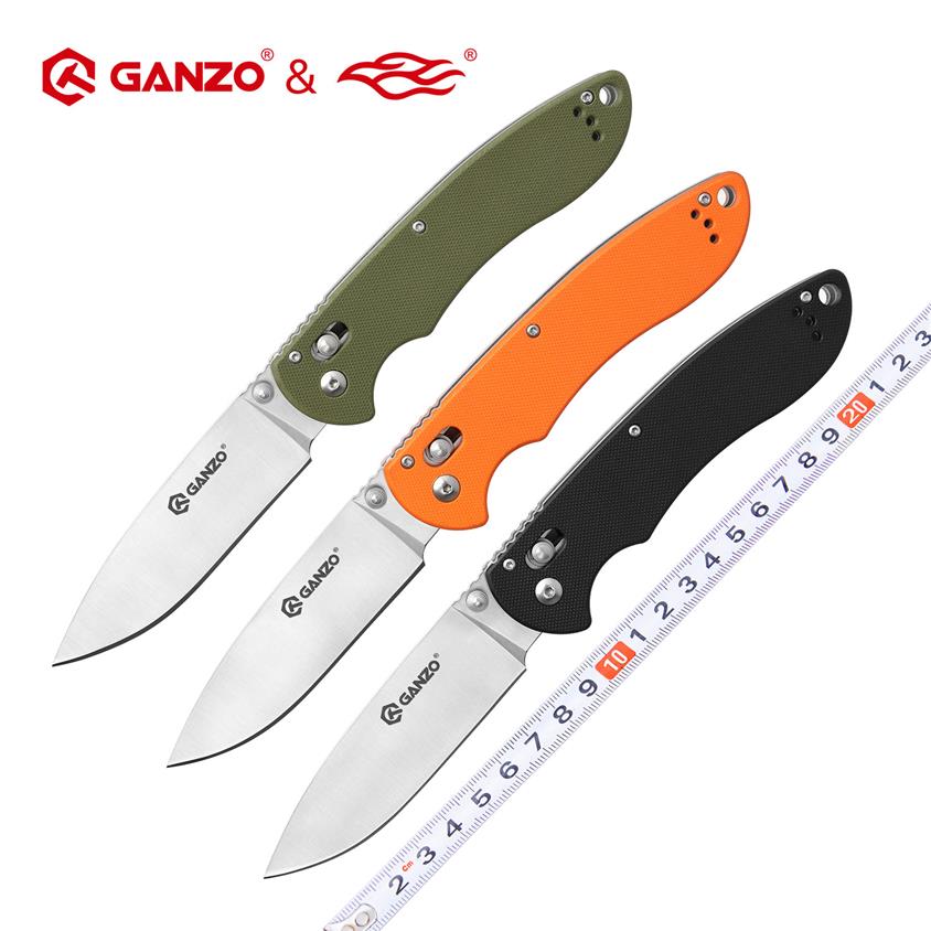 

Firebird Ganzo G740 58-60HRC 440C blade G10 handle 3 colors folding knife tactical tool outdoor camping EDC tool Hunting Pocket Kn235e