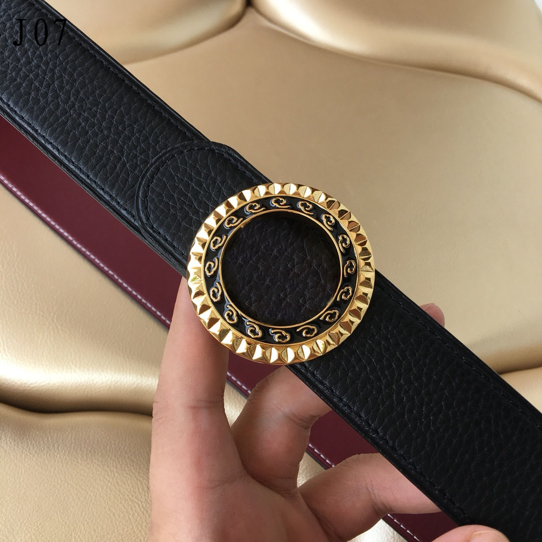 

Mens belt Belts for Women Designer Genuine Leather Belts cintura ceinture With box 4.0cm Fashion buckle GZ12, As picture