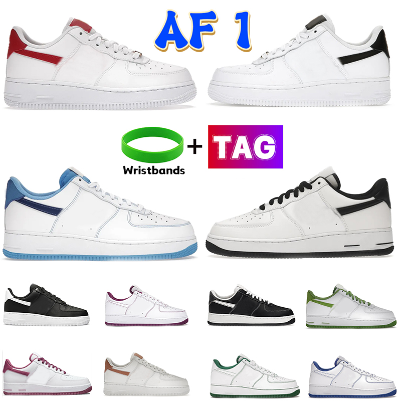 

Designer airforce 1 low Casual Shoes Men Women af airforces leather platform Sneakers Essential Gym Red White Beige Black Gold Game Royal Pine Green Sneakers, 02-essential gym red