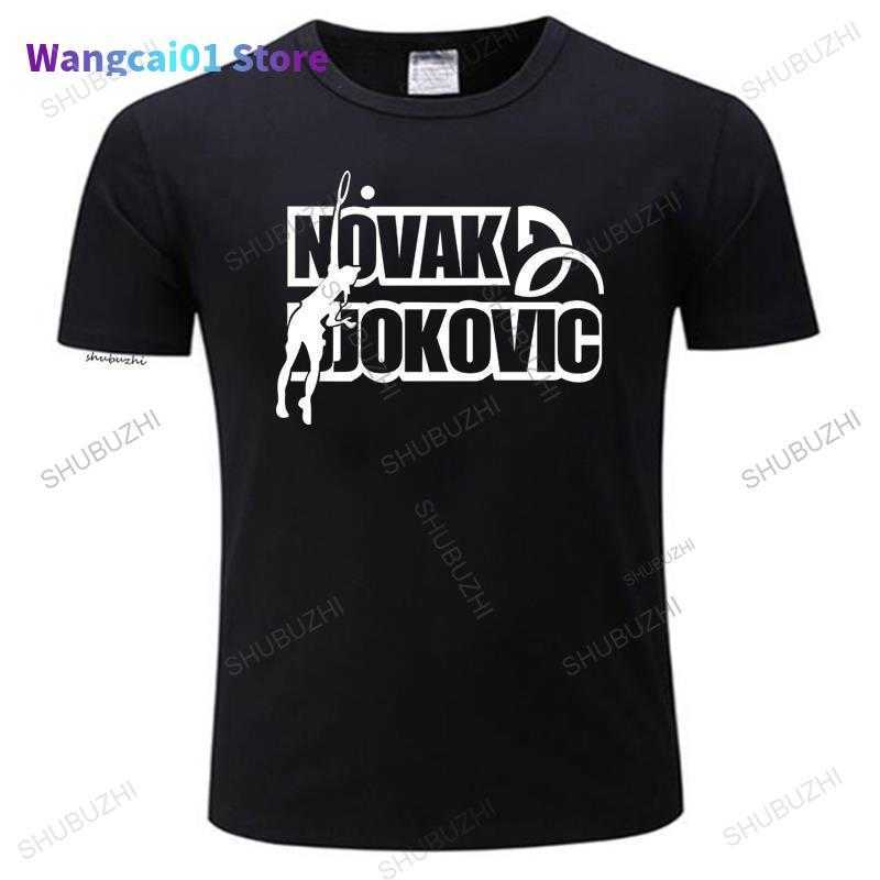 

Men's T-Shirts Mens summer hip-hop cool T Shirts Fashion Novak Djokovic Print Men Women High Quality Tee Shirt Serbia Whosa Tshirt 0301H23, White