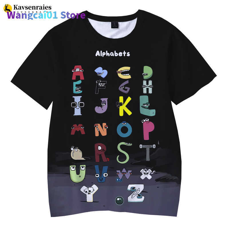 

Men's T-Shirts 2023 Summer Fashion Children's Alphabet Lore Harajuku T-shirt Boys T Shirt Girls Clothes Print Cartoon T Shirts Kids Clothes 0228H23, Svip4