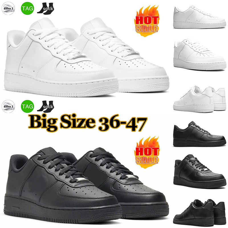 

2023 platform shoe 1 low one men women casual shoes 1s classic Triple White Black Outdoor Sports Walking Jogging Big Size 36-45, #5