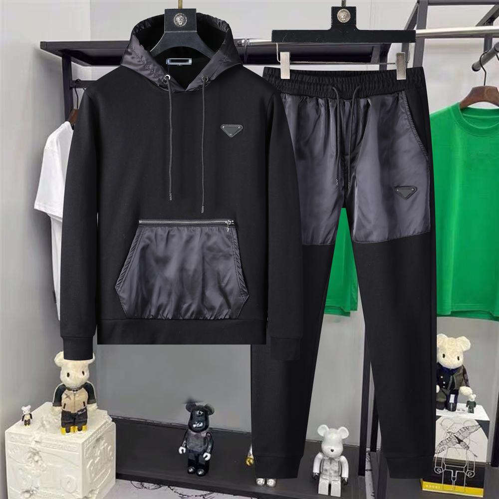 

Spring Autumn Men Tracksuits Polo Fashion Sweatshirts Horse Embroidery Jogger Sporting Suites Men Sports Wear Set Asian size M-3XL AO9D