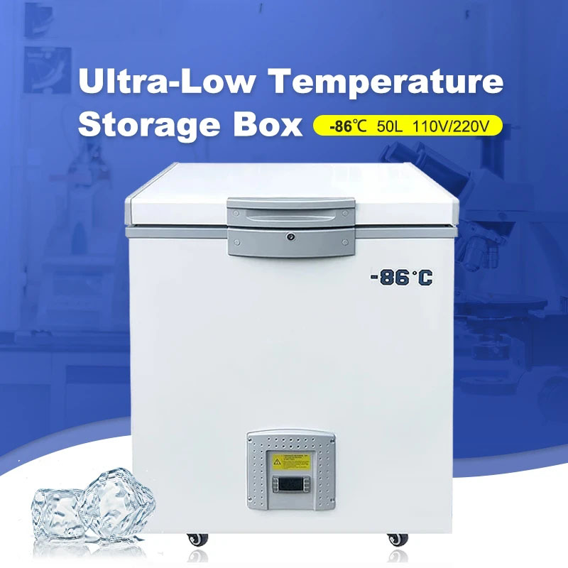 

HNZXIB -86 Degree Ultra Low Temperature Freezer 50L Laboratory Deep Freezer for Samples Stored Lab Supplies
