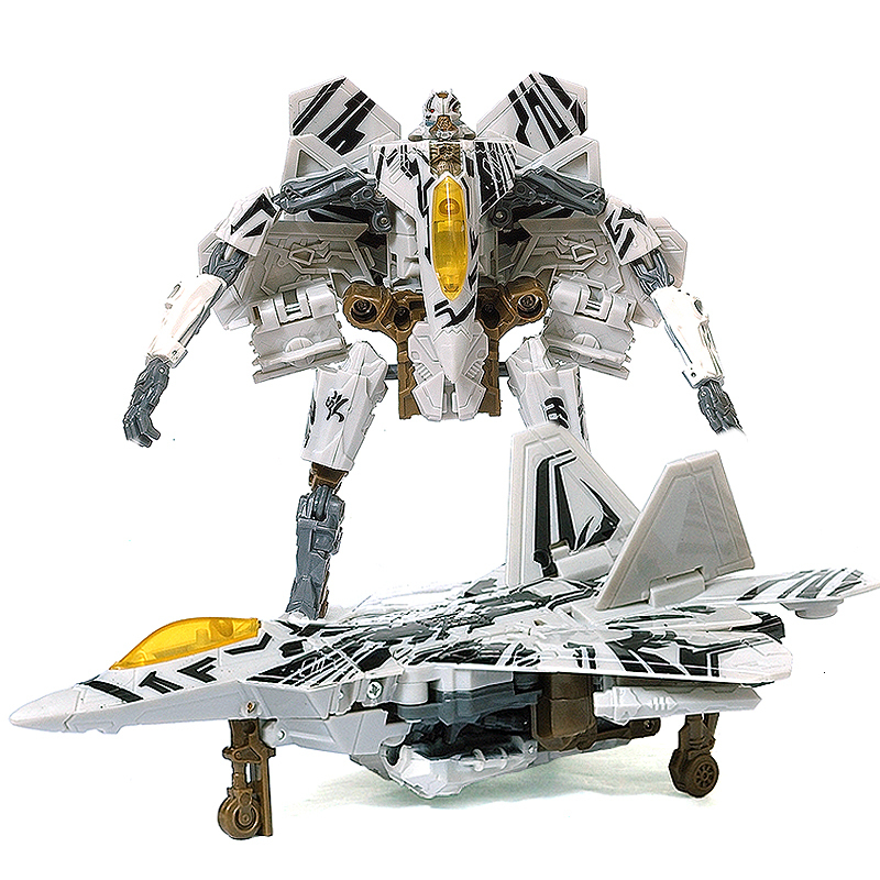 

Action Toy Figures HZX H606 G1 Transformation Figure Starscream Model 18cm ABS Movable Joints Statue Deformation Car Robot NO BOX 230228, H602