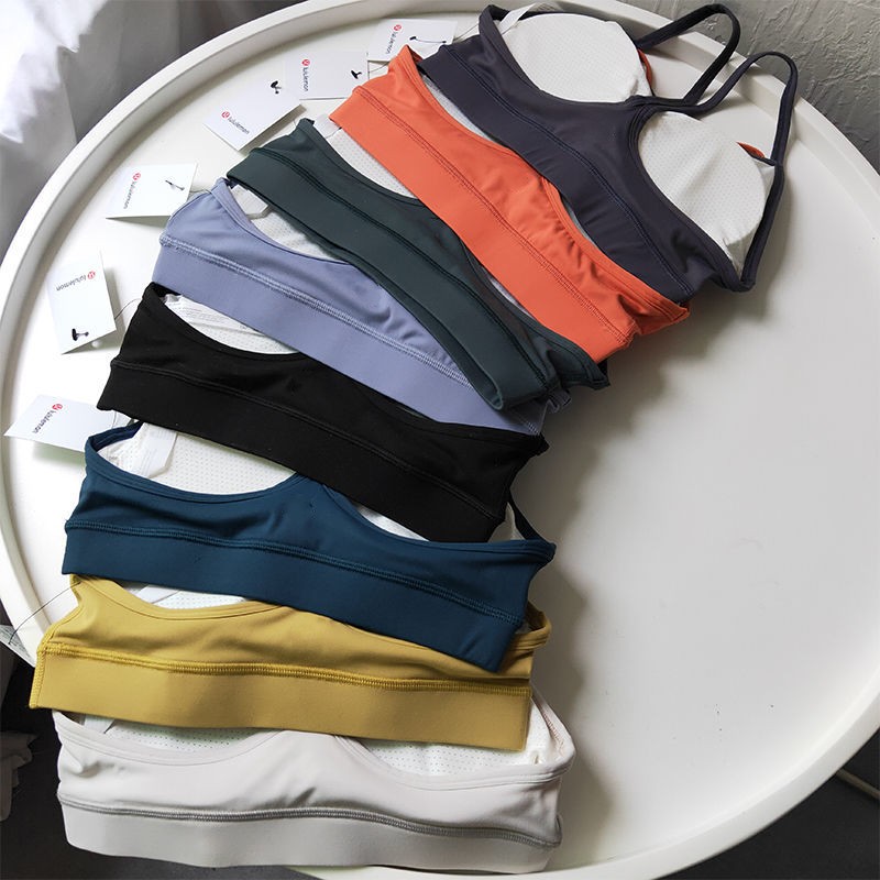 

Yoga Bra Fitness Running Casual Breathable Quick Dry Fit Sports Bras Vest Sexy Underwear with Removable Chest Pads Breathable Soft Sweat Wicking Lady, Chest pad