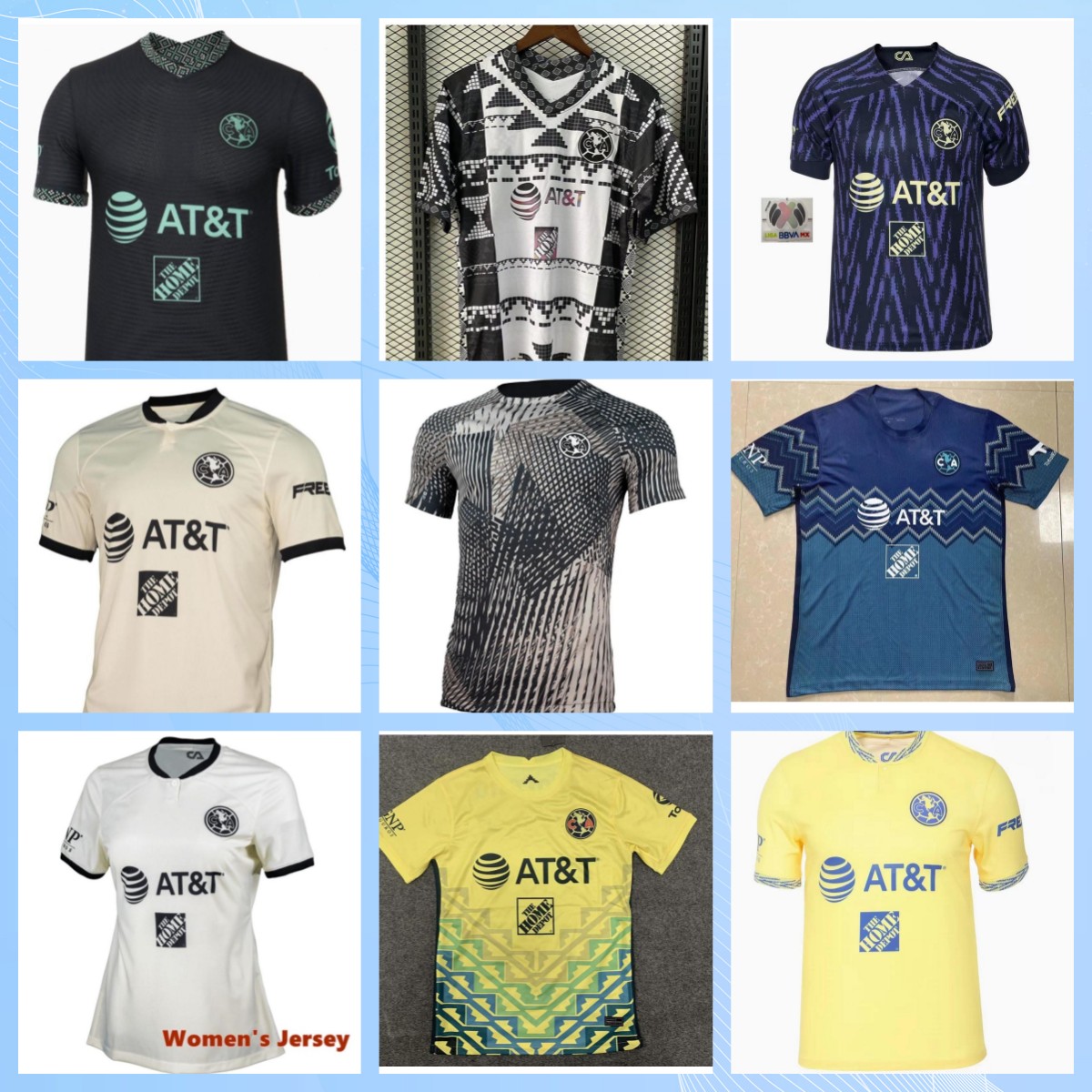 

Liga MX Club America Newest Soccer Jerseys 2021 2022 2023 R.MARTINEZ D.VALDES G.OCHOA GIOVANI FIDALGO M.LAYUN 3rd training 22 23 football men women kids kits shirt 4XL, 13