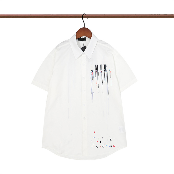 

1 Men Designer Shirts Summer Shoort Sleeve Casual Shirts Fashion Loose Polos Beach Style Breathable Tshirts Tees Clothing Q22
