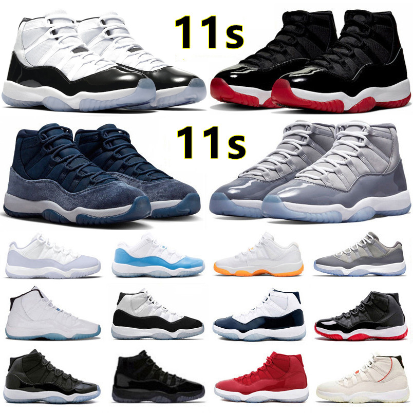 

11 11s Basketball Shoes Men Women Sneaker Sneakers Cool Grey Midnight Navy Concord High 45 Bred UNC Pure Violet Citrus Men Women Trainers Sports Platform Shoe, Color#38