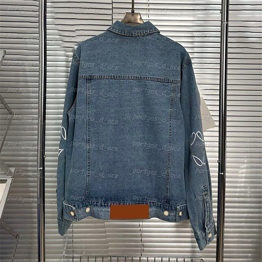 

Embroidered Women Denim Coats Spring Autumn Long Sleeve Denim Jacket Fashion Street Style Denim Jackets, Black no plush version/