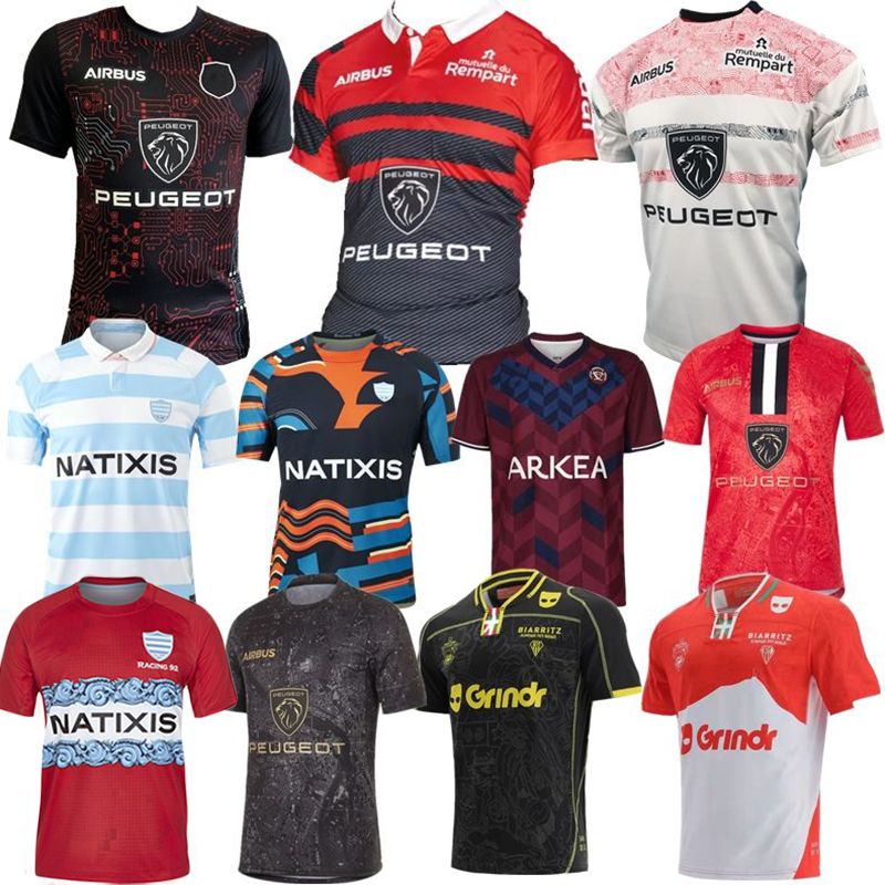 

2022 2023 BIARRITZ Racing 92 rugby jersey 22 23 Union Toulouser Bordeaux Begles home away Perpignan Ernest Wallon Warm Up size S-5XL Jerseys, 22 23 toulousa home jersey