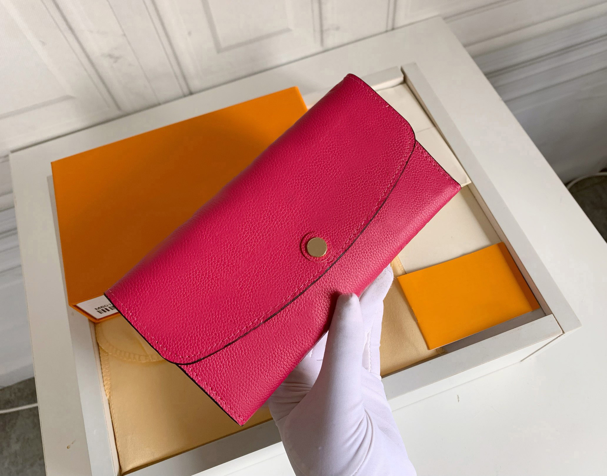 

Fashion designer wallets luxury slim purse womens clutch Highs quality embossed monograms zipper coin purses ladies card holder original box dust bag #369c, 62369#embossed monograms