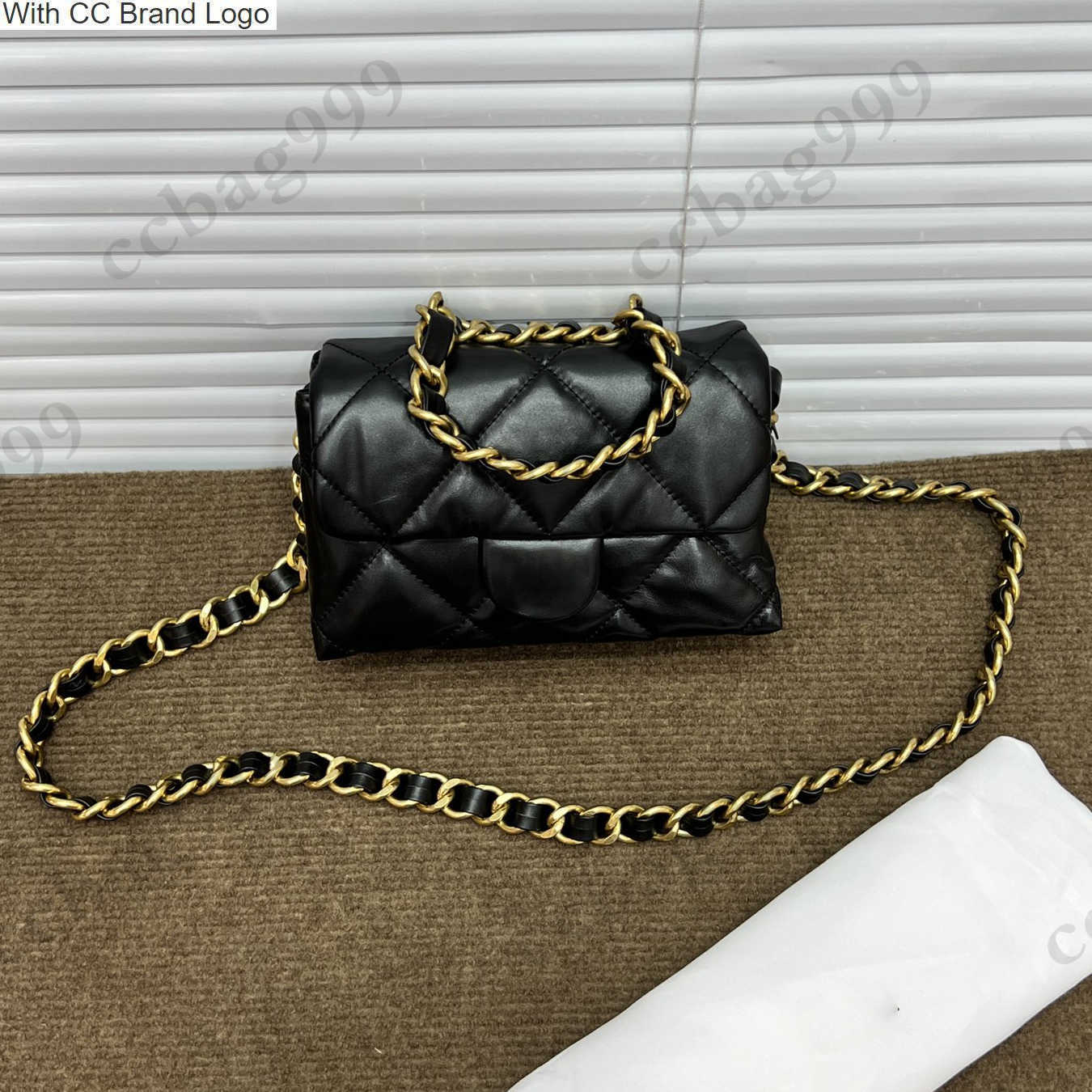 

CC Brand Totes 22A Calfskin Metal Chain Handle Totes Bags Classic Cowhide Quilted Hardware Matelasse Crossbody Mini Coins Purse Designer Womens Luxury Handbags, Box