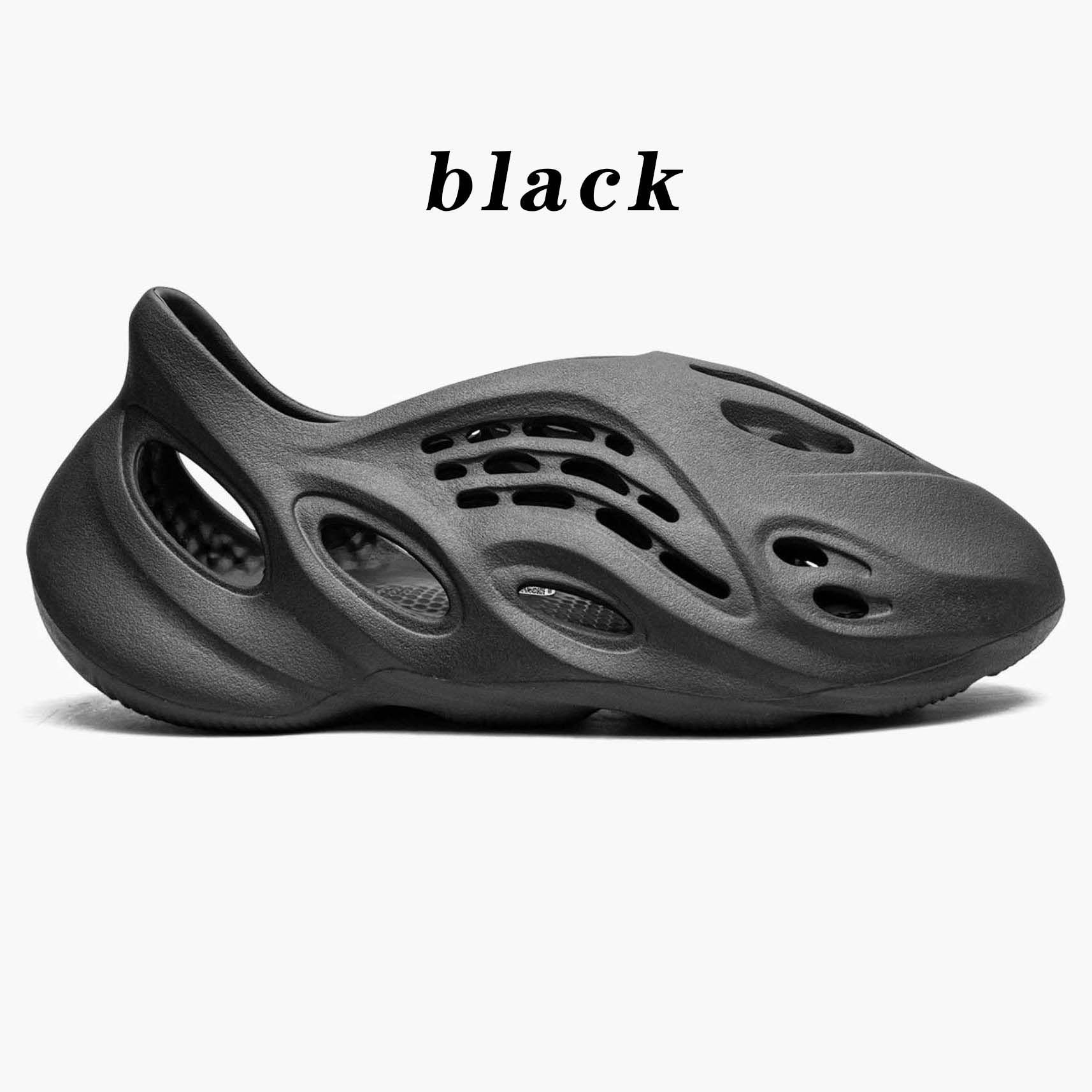 

Sandals slides foam runner 48 hour delivery Designer men slipper women Sandals Triple Black White Resin pattern slippers mens womens slider sliders quality, #1