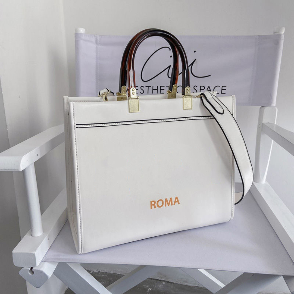 

New Designer Fashion Women Handbags Embossing Lady Tote Bag Crossbody Bags Luxury Design Shopping Bags, White