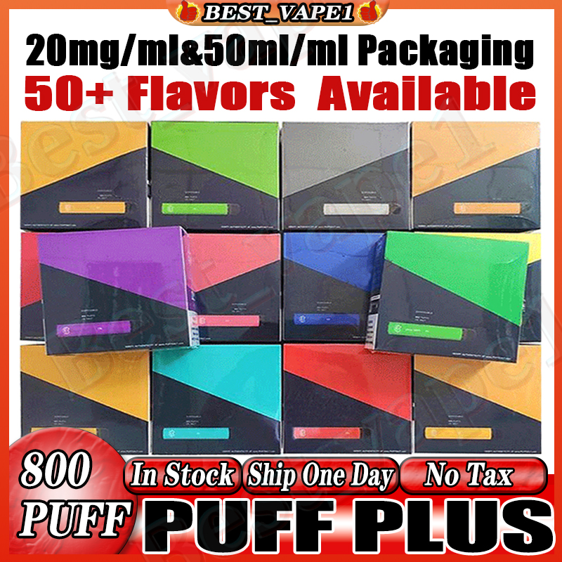 

Highest Quality PUFF PLUS 800 Puff E Cigarette Disposable Vape Device Pod Pen Cartridge 650mAh Battery 3.5mL PreFilled Big Stick Portable Package XXL 1600 BAR Avaible
