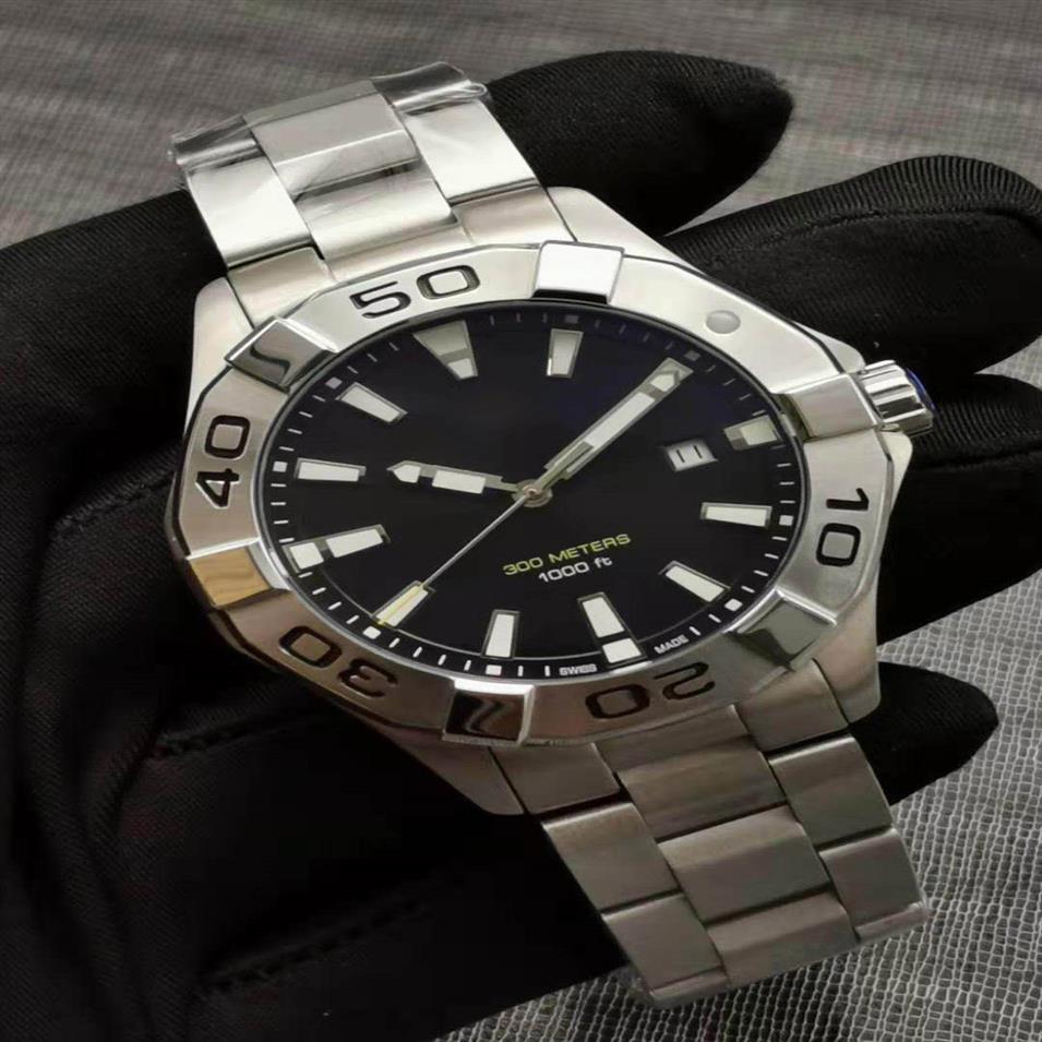 

2022 Top Men's Mechanical Stainless Steel Automatic 2813 Movement Wristwatch mens Self-wind AQUARACER Calibre 5 Watches tag W202M, Box