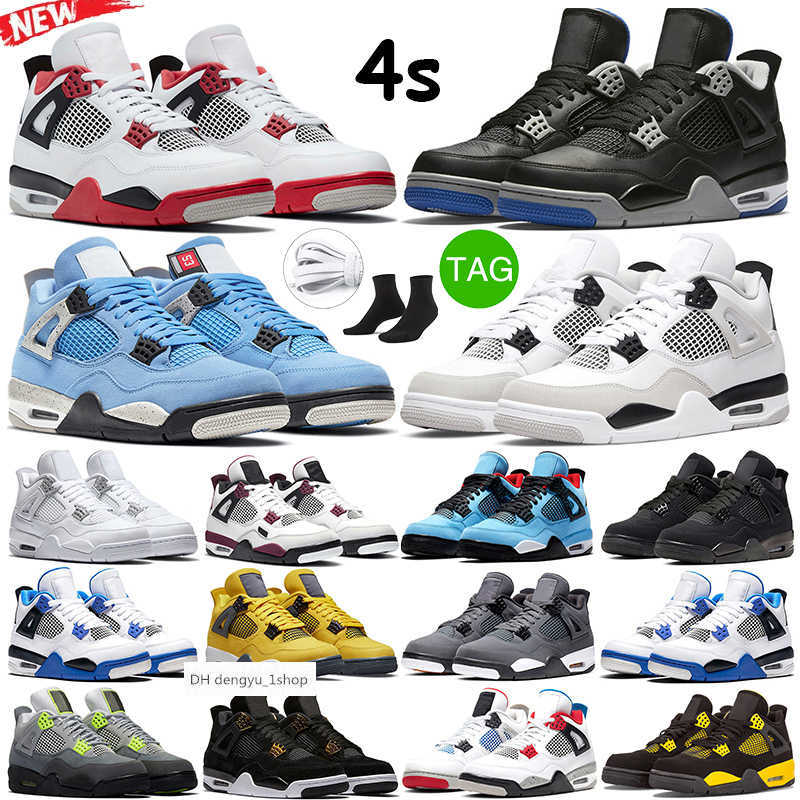 

4 umpman 4s Basketball Shoes For Men Women University Blue White Oreo Taupe Haze Bred Sail Court Purple Mens Trainers S jorden JO OG air shoe, #27 black canvas