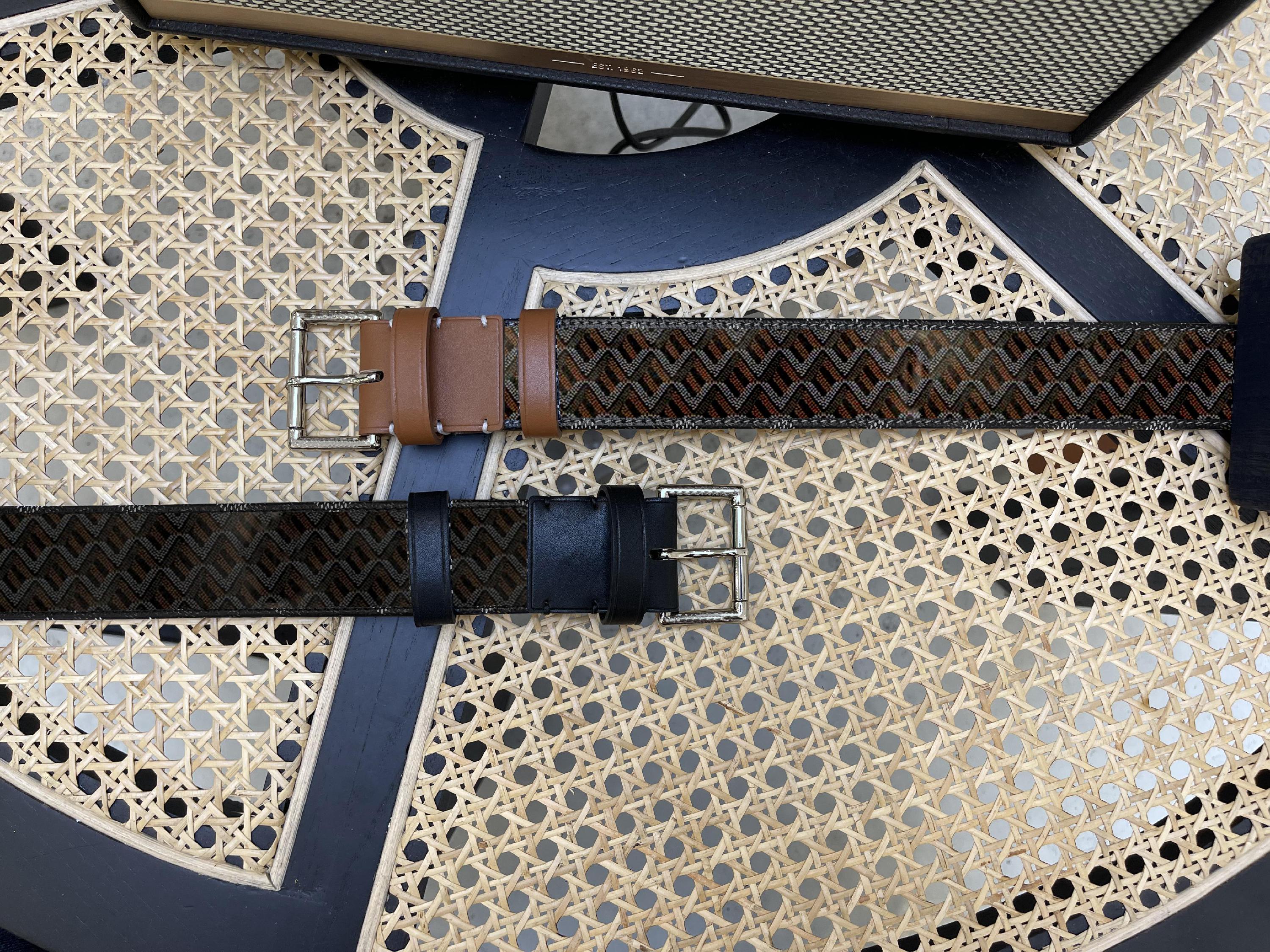 

Bag Parts Accessories goya Belts Designer Fashion Black High quality cowhide Men Women gift FREGATE FLORIDA X5