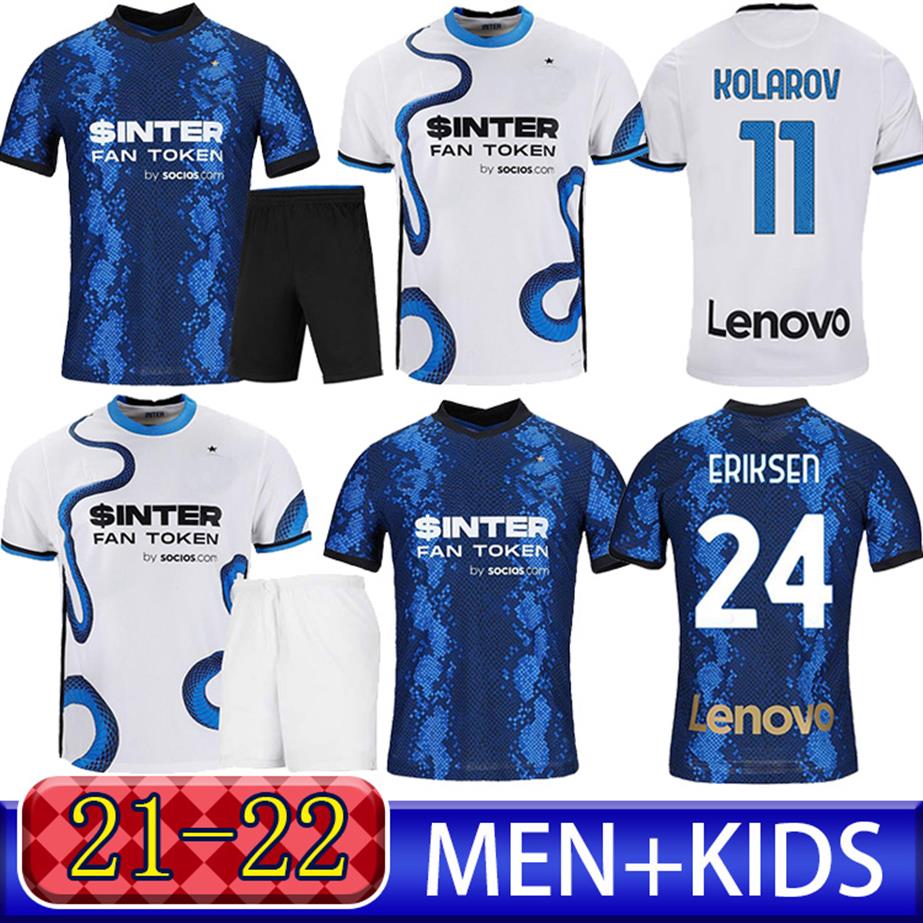 

INTER jerseys VIDAL BARELLA MILAN LAUTARO ERIKSEN ALEXIS 21 22 soccer football shirt 2021 2022 uniforms men kids kit away 4th fo260Q, Gm0069