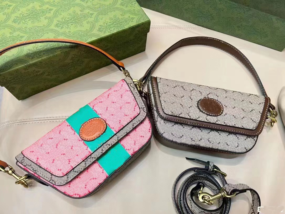 

Double G Ophidia Mini Shoulder Bags women designer Underarm handbag Canvas leather Strap Vintage Casual Flap Purse Women Totes Crossbody Bag Girls Hobo Wallet, Pink