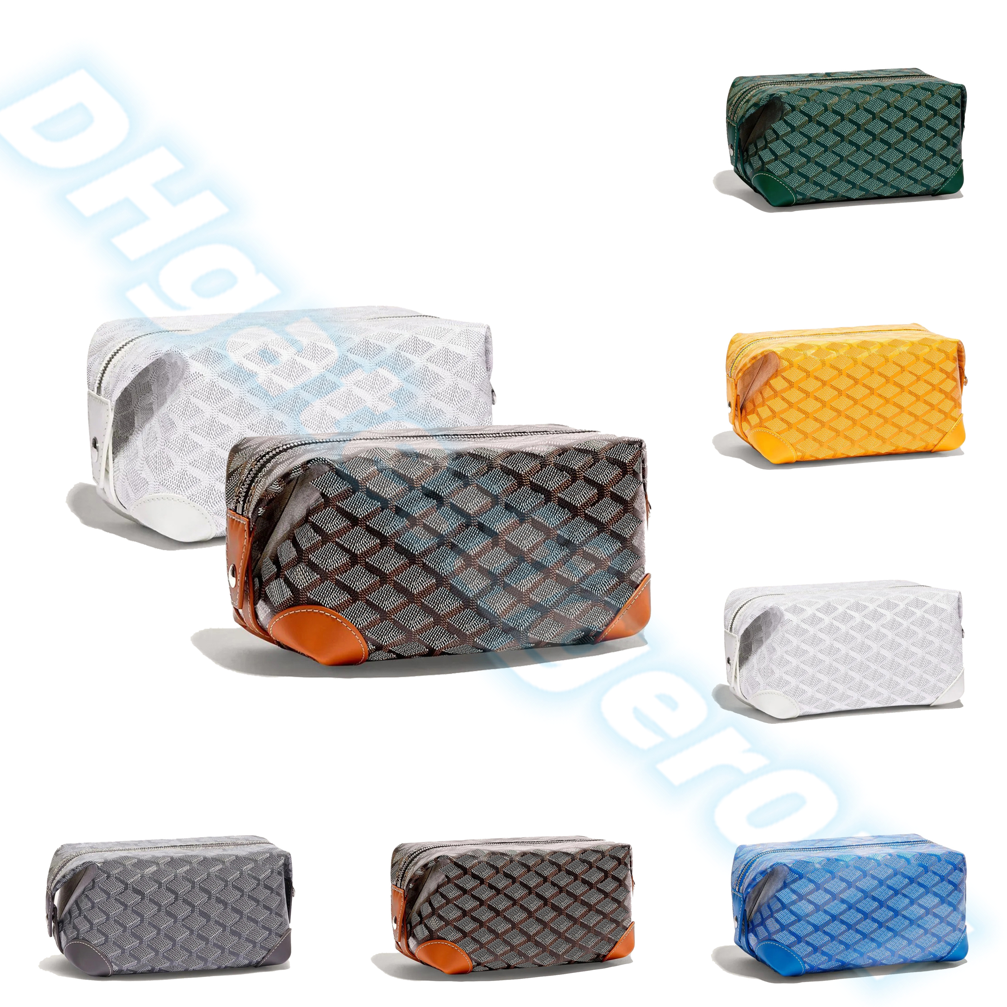 

storage makeup Bags Womens Mens Toiletry 25 bag High quality Luxury Make up bag fashion wallet Travel CrossBody handbag leather wash bag Shoulder pochette Clutch Bag, White