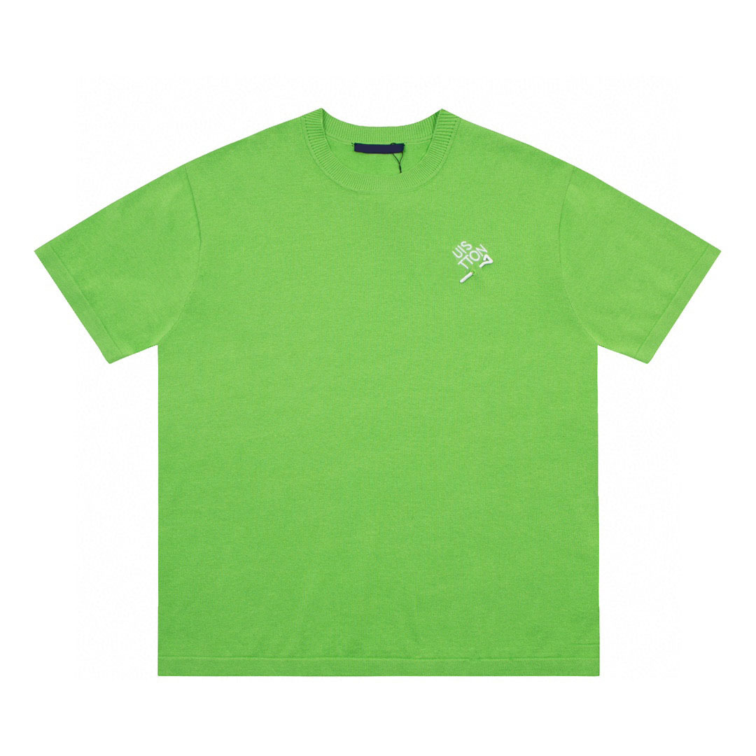 

Men's Plus Tees & Polos Round neck embroidered and printed polar style summer wear with street pure cotton rq11