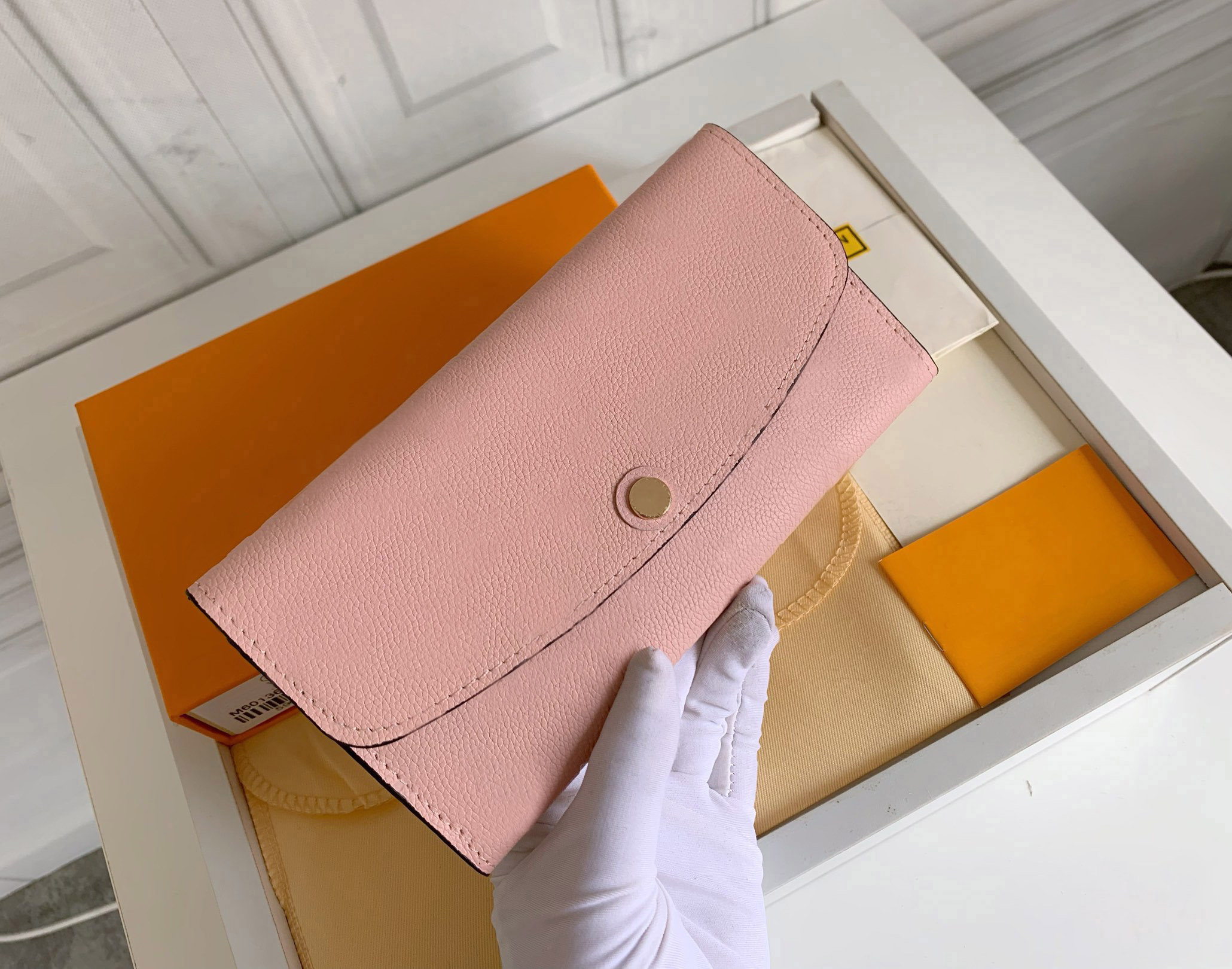 

Fashion designer wallets luxury slim purse womens clutch Highs quality embossed monograms zipper coin purses ladies card holder original box dust bag #369b, 62369#embossed monograms