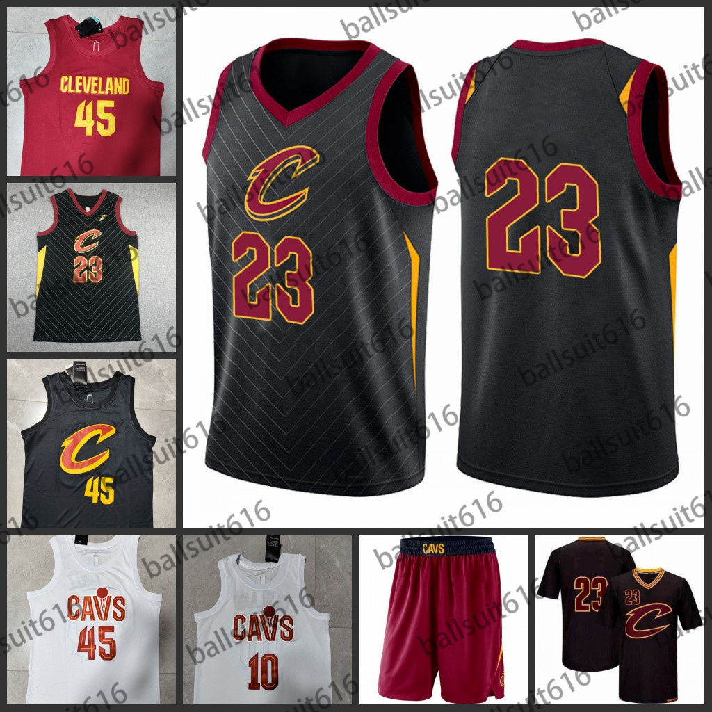 

Donovan Mitchell Darius Garland Custom Basketball Jerseys Evan Mobley Jarrett Allen Clevelands 23 James Ricky Rubio Kevin Love Cedi Osman 2022 City, 17