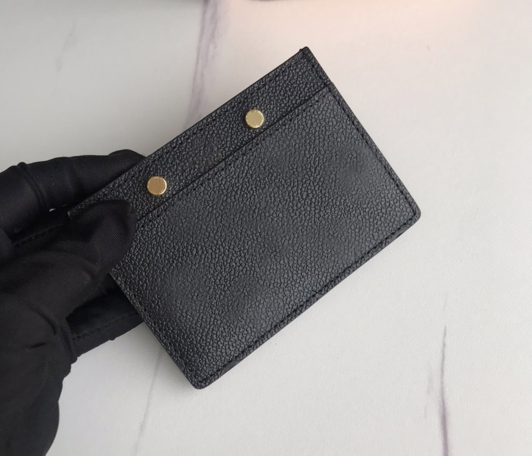 

Fashion designer card holder luxury Empreinte wallet ladies purse Highs quality embossed monograms coin purses men women short wallets Original box dust bag, 69174#embossed monogrames