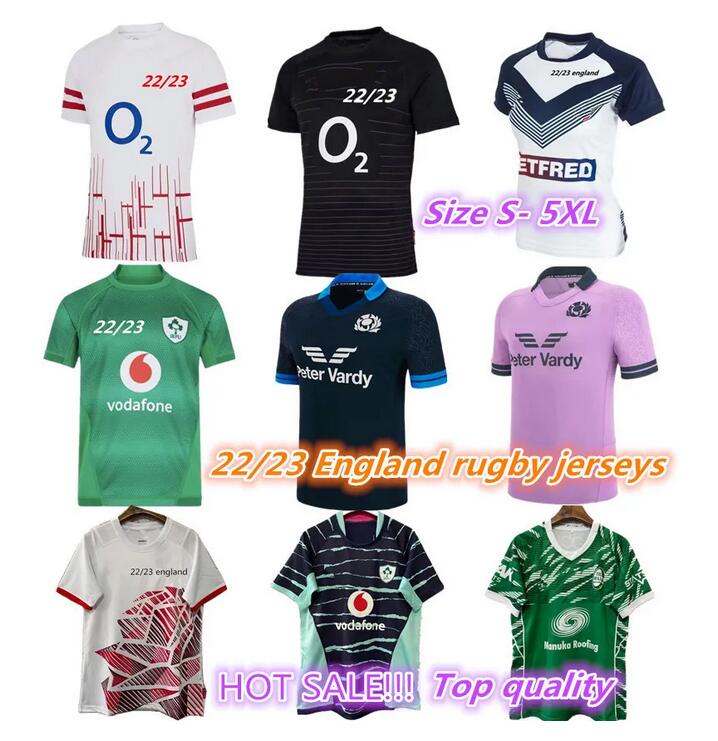 

2022 2023 Ireland Scotland rugby Jerseys ENGLAND national team Home court Away retro League Wales rugby shirt jersey POLO S-5XL, Bule