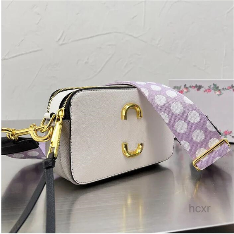

Designer luxury Women Bag MarcJacobs handbag Marc Inclined shoulder bags Jacobs Purses Totes Large capacity Saddle wallet 5AHigh Quality D1DB