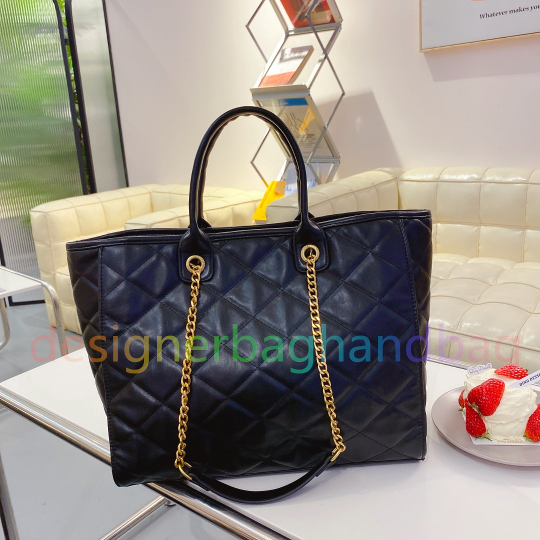 

Fashion Shopping Bags Luxury Y type quilted Bag Leather Check Women Handbag Designer shoulder Tote Large Beach bag luxurys travel Crossbody Purses Designers yslity, Orange