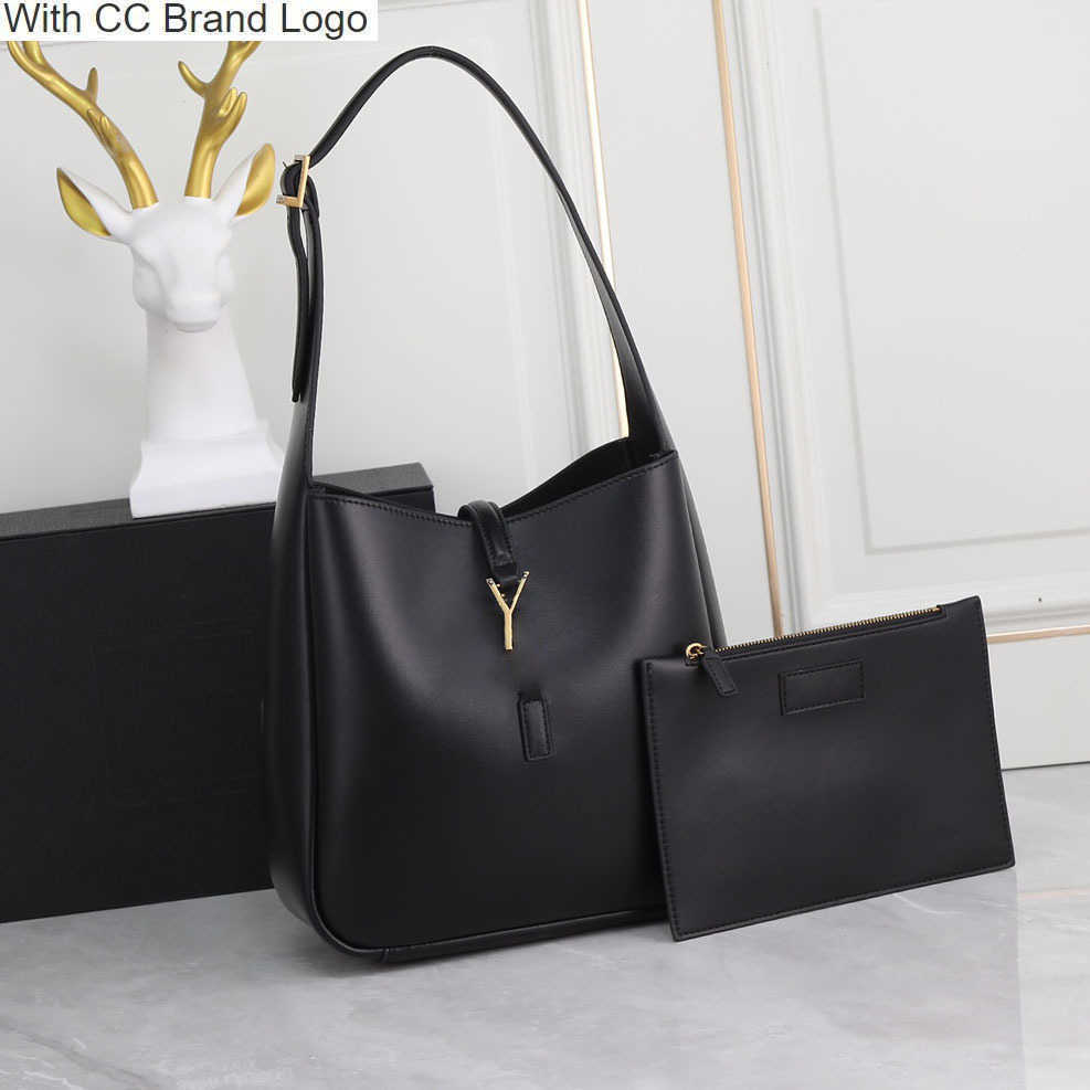 

CC Brand Shoulder Bags Designer LE 5A7 Hobo Underarm Bags Top Calfskin Cross Gold Metal Lettering Hardware Messenger Luxury Large Capacity Handbags Multi Pocket, Grey