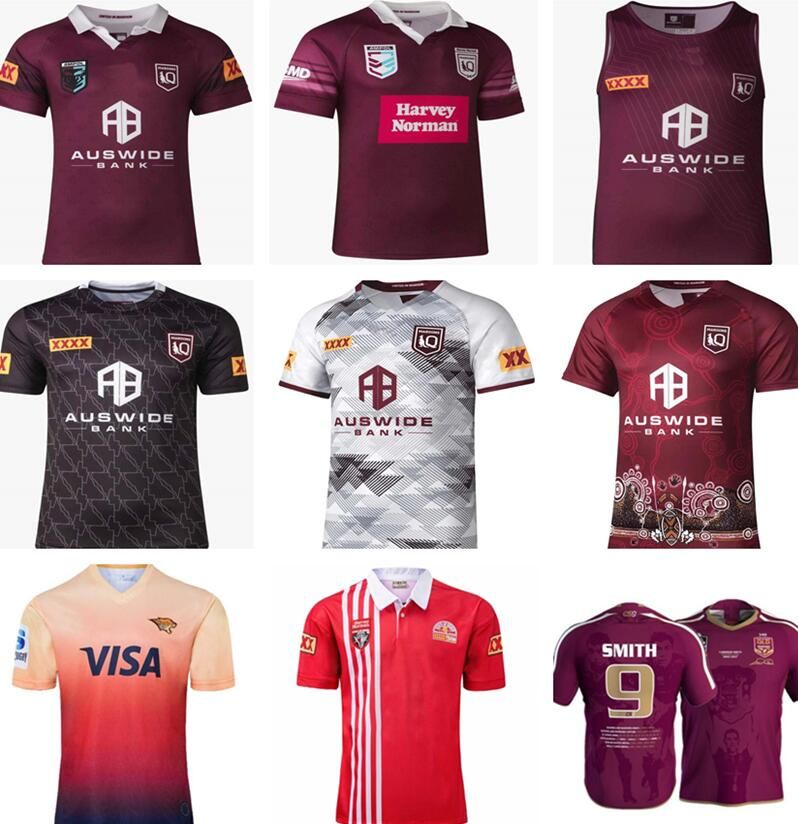 

22 23 Queensland Maroons RUGBY JERSEY 2022 2023 Malou shirt JAGUAR INDIGNEOUS TRAINING JERSEYS, Bule