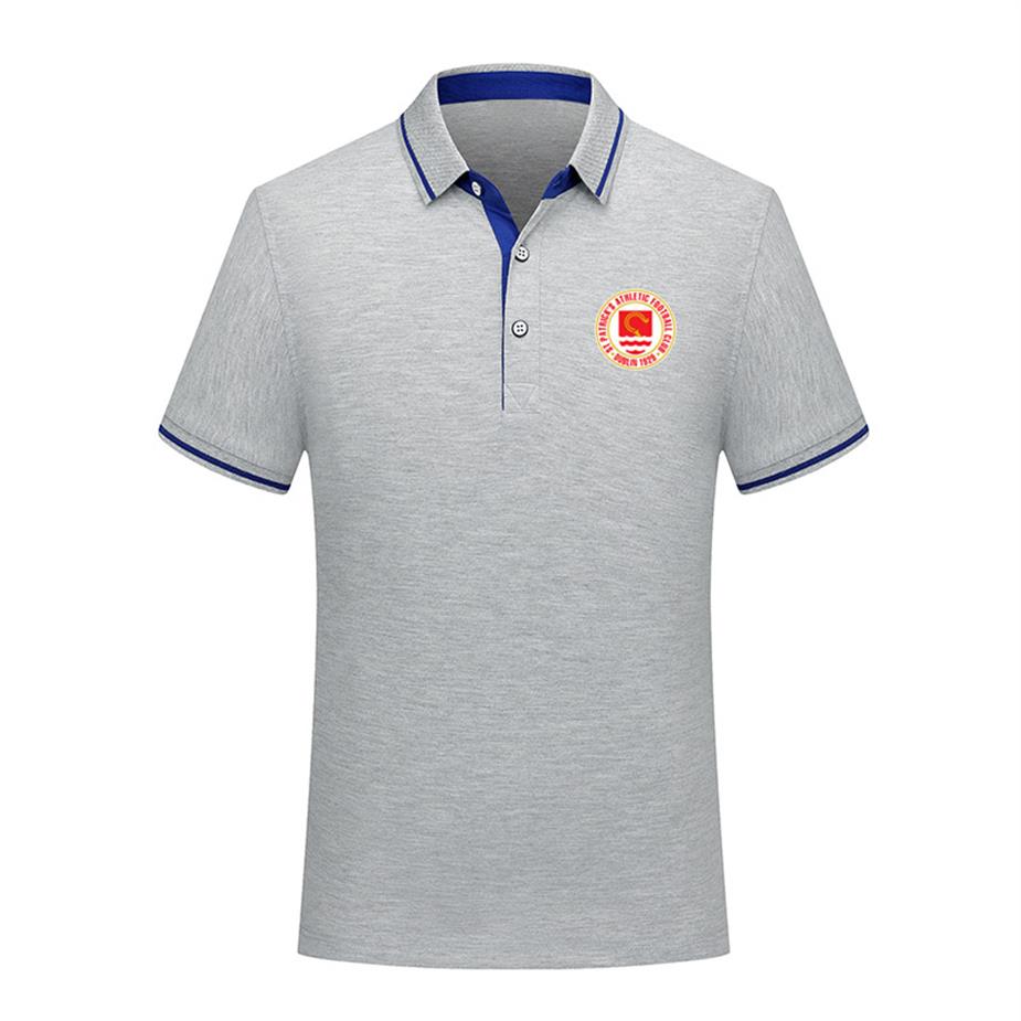 

St Patricks Athletic FC Men Polo Shirt Summer Mens Business Casual Tops Men's sports Run Short Sleeve Polo Shirt training Pol268y