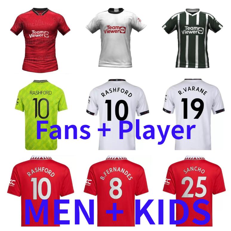 

23 24 SANCHO soccer jerseys BRUNO FERNANDES RASHFORD football shirt 2023 2024 men kids MANS UTDS MARTINEZ CASEMIRO ANTONY MANCHESTERS Garnacho Fans Player, 22/23