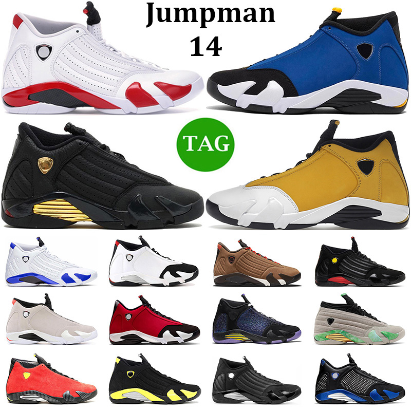

Jumpman 14 men basketball shoes 14s Laney Ginger Candy Cane Hyper Royal Black Toe Gym Red Last Shot DMP Desert sand mens trainers outdoor sneakers, #9