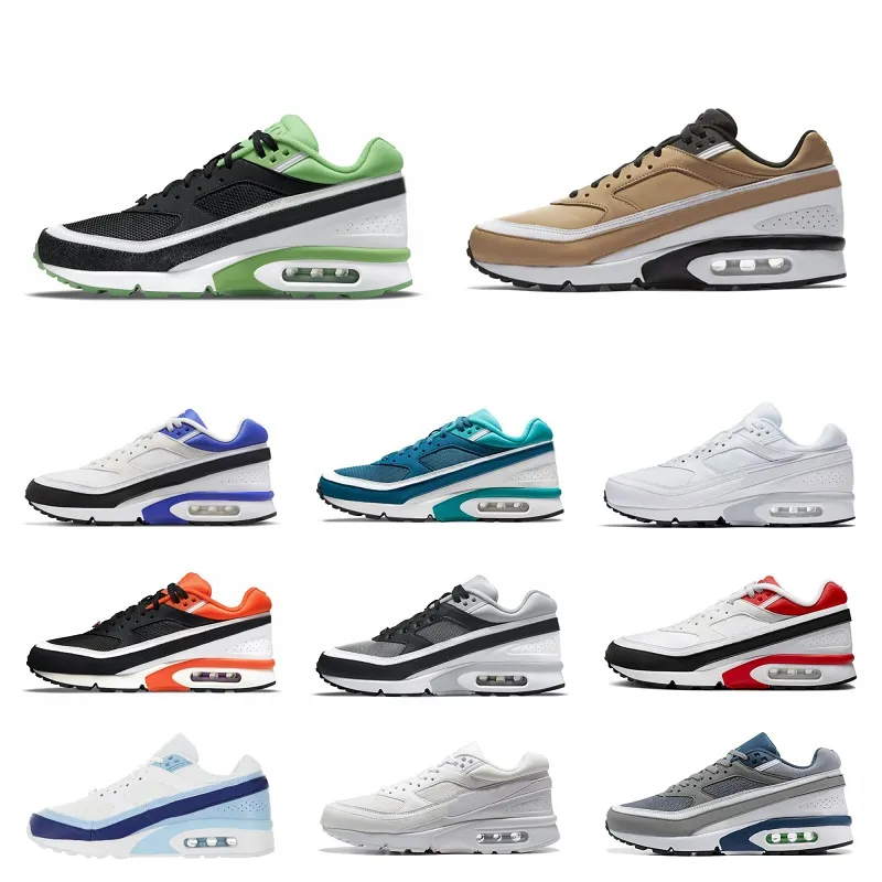 

2023 2023 Airmaxs Max BW Running Shoes Men Air OG Marina Textile Black Emerald Persian Violet Flax Grey Green vachetta tan Blue Cap Cream De, C015