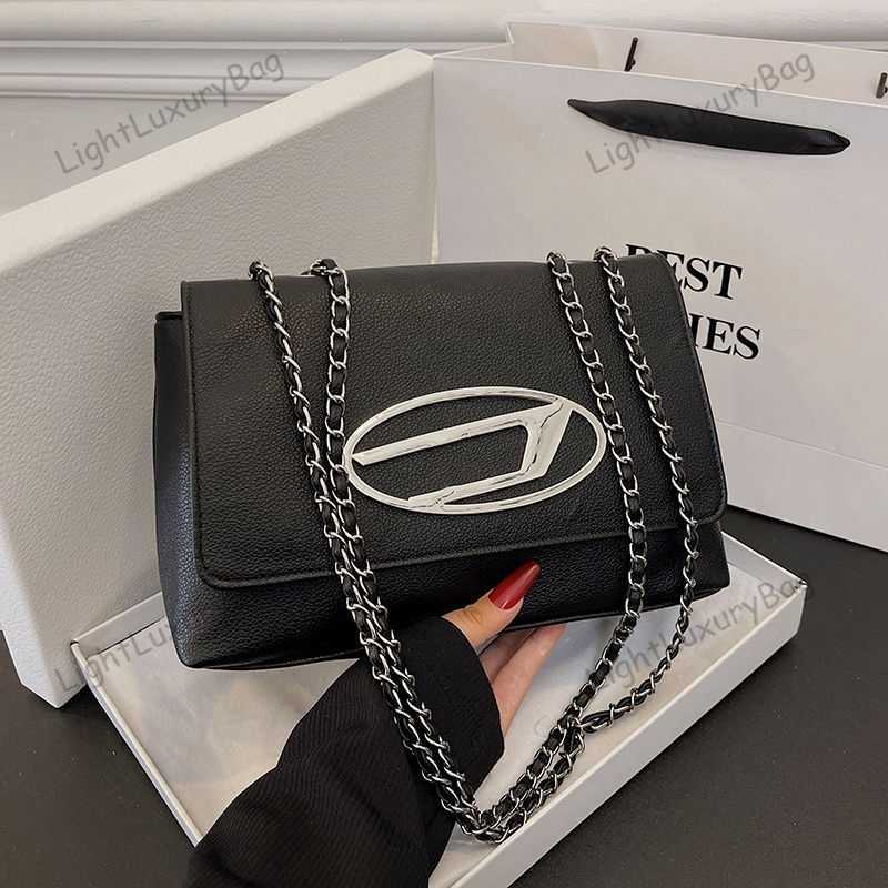 

2023 New Arrival Designer D Bag Luxury Chain Shoulder Crossbody Bags Fashion Flap Square Wallet Women Leather Handbag Classic Female Purses 230601, Blue