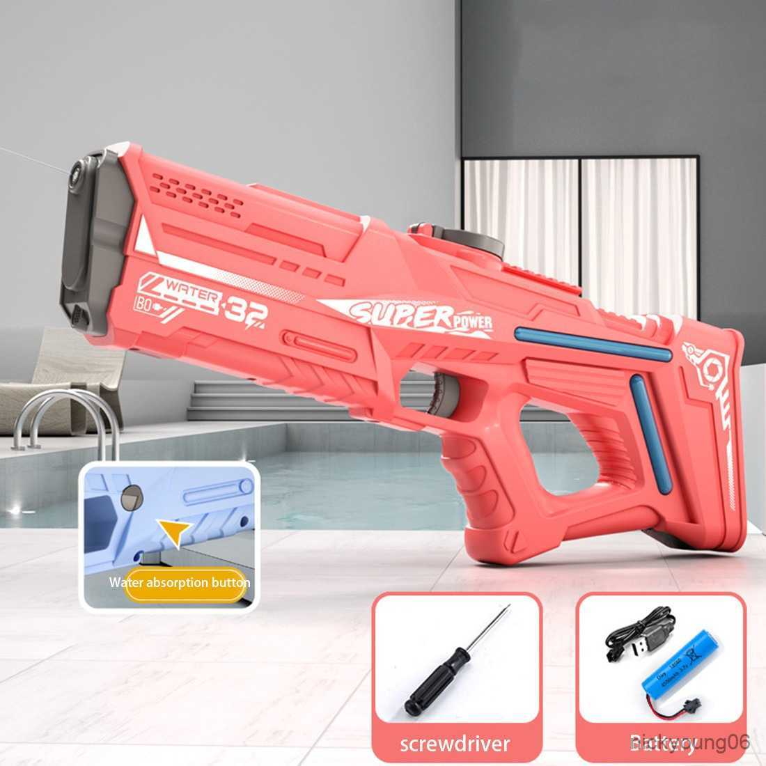 

Sand Play Water Fun Gun Toy Portable Automatic Spray Toys Electric Burst Children Outdoor Fight