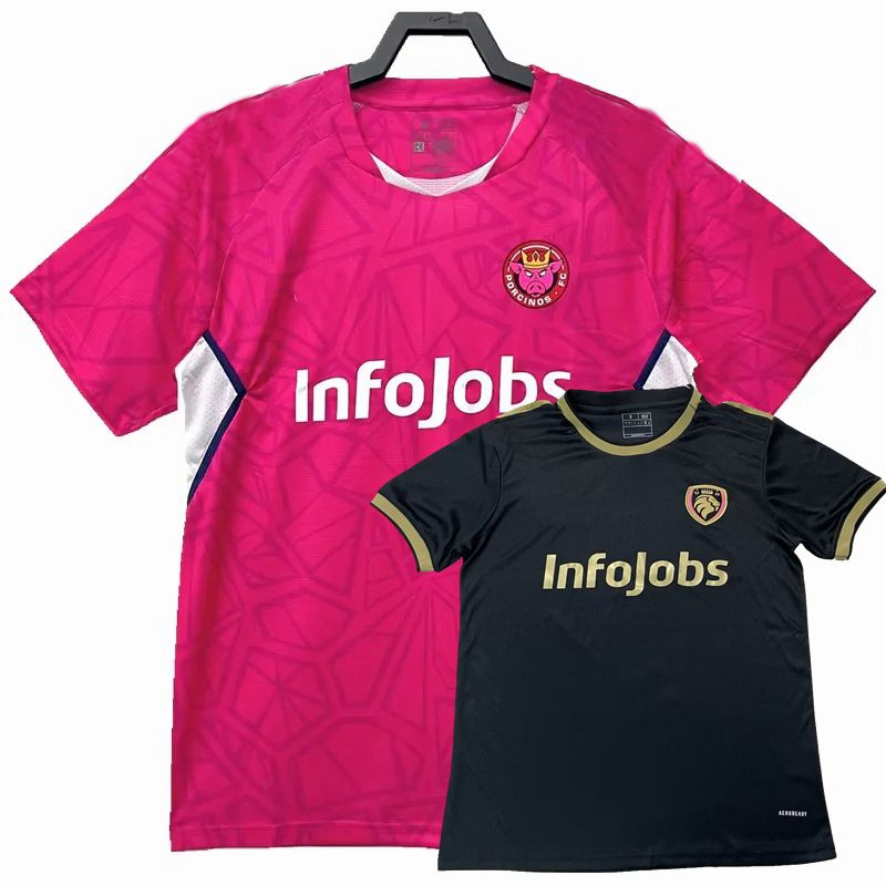 

2023 2024 Ultimate Mostoles Porcinos FC soccer jerseys UBON GIO FERINU RONALDINHO CHICHARITO G. CICHERO 23 24 sevens Kings League football shirt