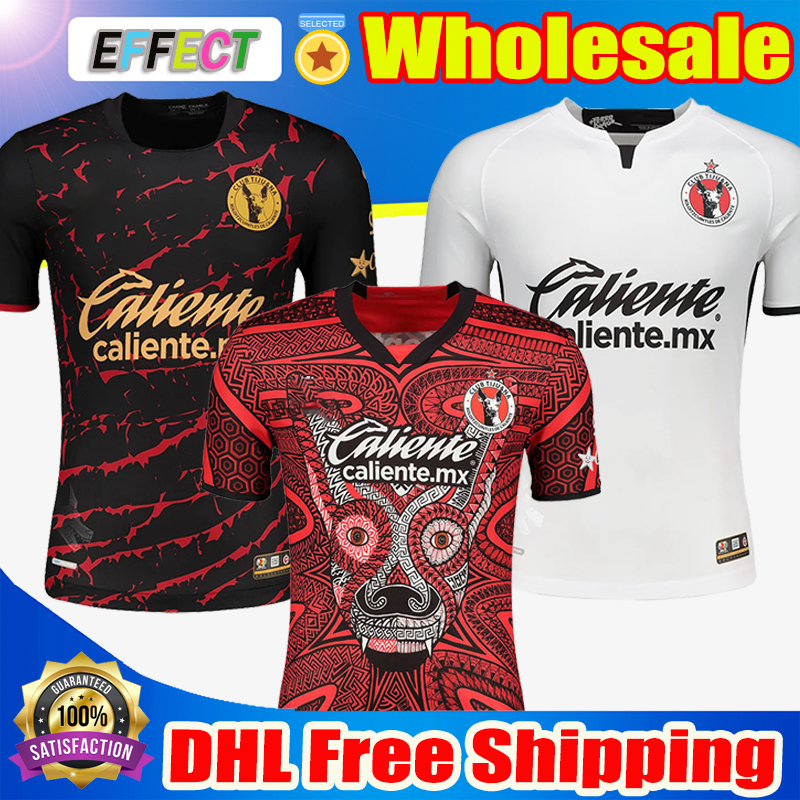

DHL Free Shipping 2023 2024 Club Xolos de Tijuana Special Soccer Jerseys 23 24 Camisa Futebol LIGA MX Home Away Third red Kit Football Shirts Mix order, 22-23 xolos club tijuana away