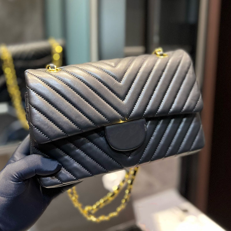 

Luxury Handbag Designer Bags Women Crossbody Bag Classic Cf Shoulder Chain Bags Brand Gold Silver Logo Messenger Purse Genuine Leather Flap Wallet Saddle Handbags, Yellow