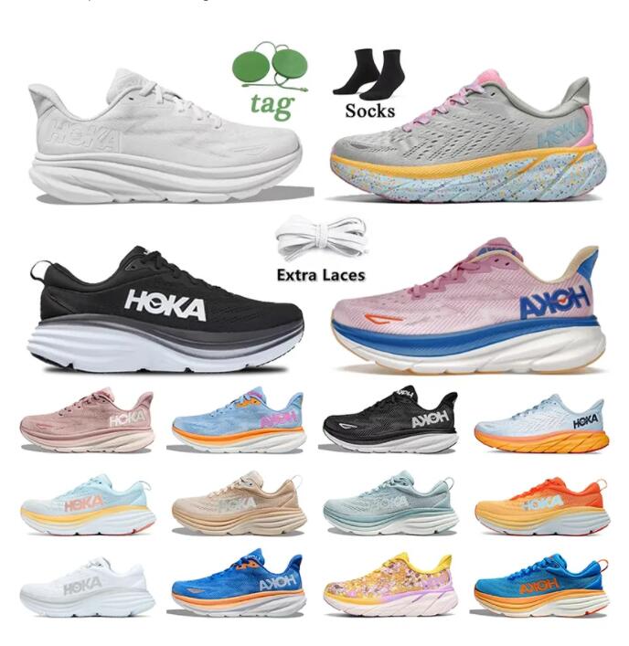 

Hoka Clifton 9 8 One One Running Shoes Hokas Bondi 8 Carbon 2 Women Men Low Top Mesh Trainers Triple White Black Free People On Cloud kawana Sports Sneakers Size 36-45, Color2