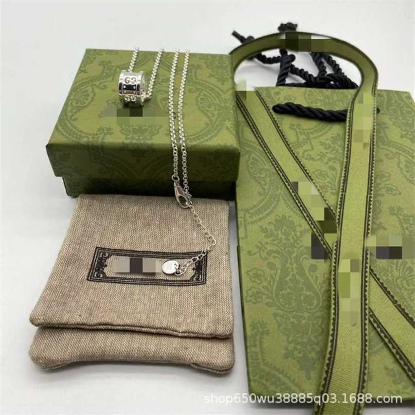 

60% off designer jewelry bracelet necklace ring 925 ancient hollow out simple personalized trend style couple Pendant