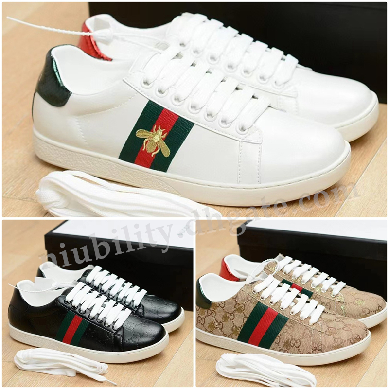 GU-CCI DUPE Classic Red and Green Stripe Casual Chores pour hommes et femmes FB0818-19685 3 COULEUR EU35-45